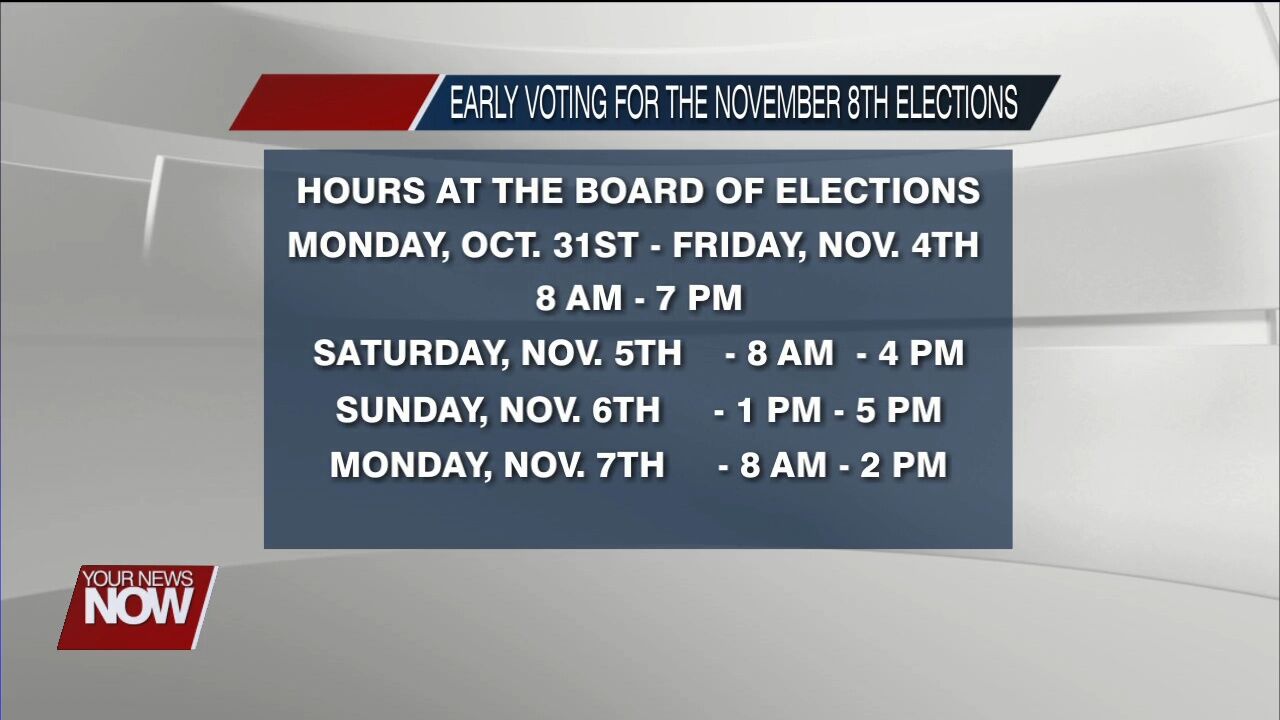 Ohio Board of Elections starts special hours for early voting this week